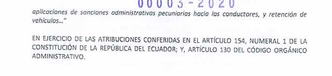 Acuerdo 00003 2020 Refórmese el Acuerdo Interministerial Nº 00002 2020